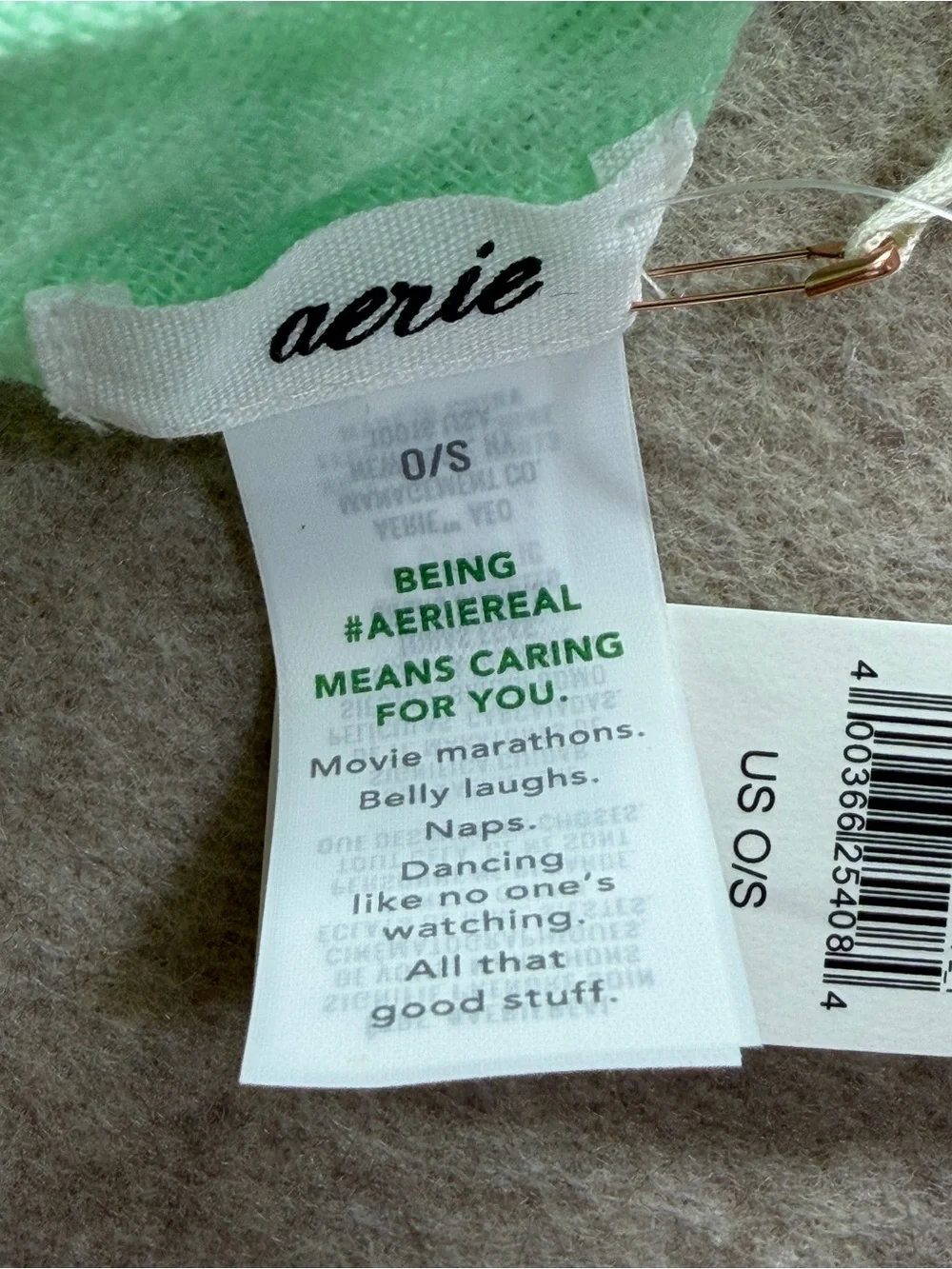 Aerie Sarong Wrap One Size Mint Green Sheer Beach Swim Cover Up NWT